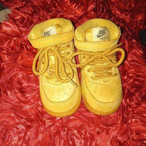 Baby Nike Kids Force 1 High LV8  Wheat 7c high top